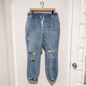 Lane Bryant Jeans Flex Magic Signature Fit Mid-Rise Boyfriend 12